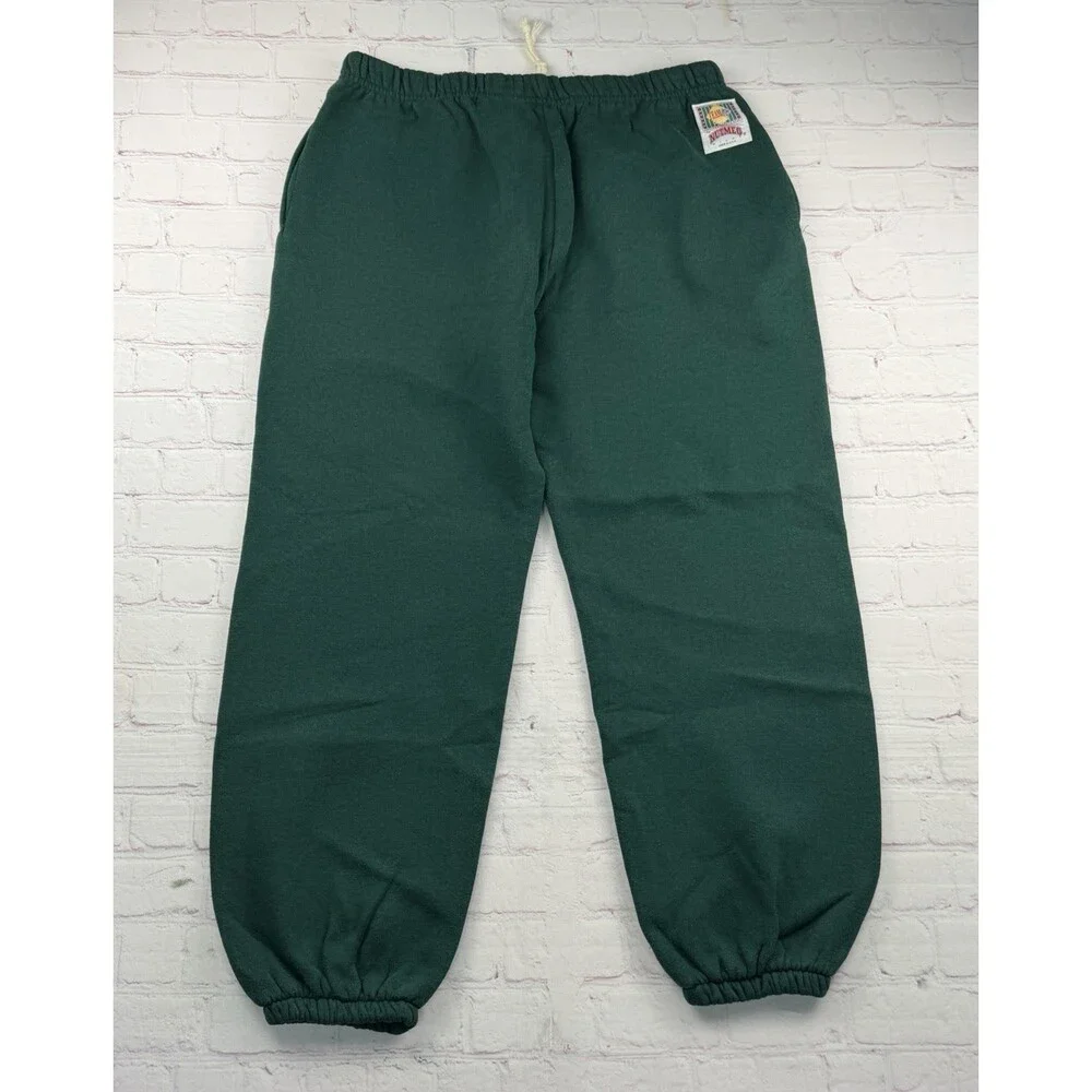 Vintage 90s Nutmeg Mills Green Bay Packers Baggy Comfy Sweatpants Green NFL - M